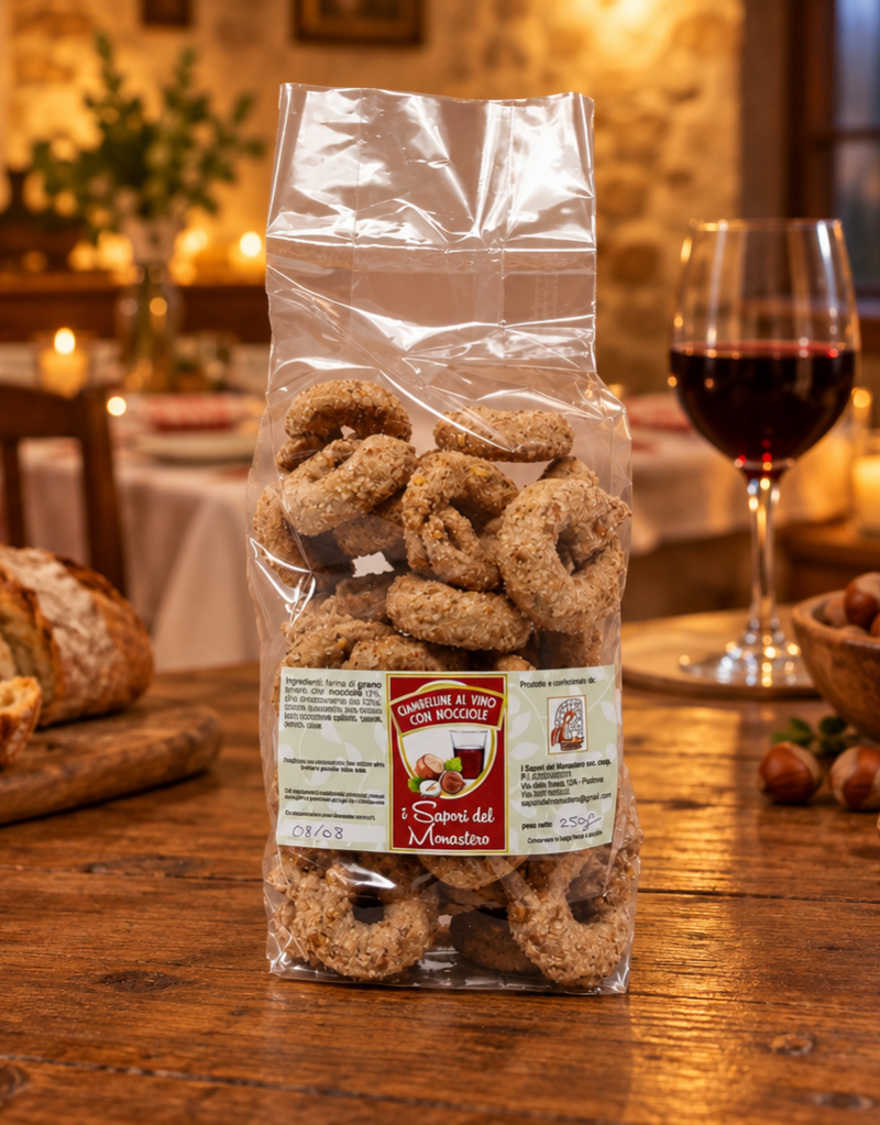 ciambelline al vino con nocciole
