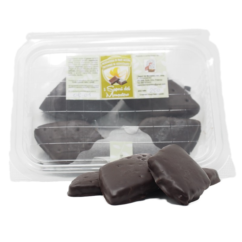 Mostaccioli di "Frate Jacopa" ricoperti di cioccolato
