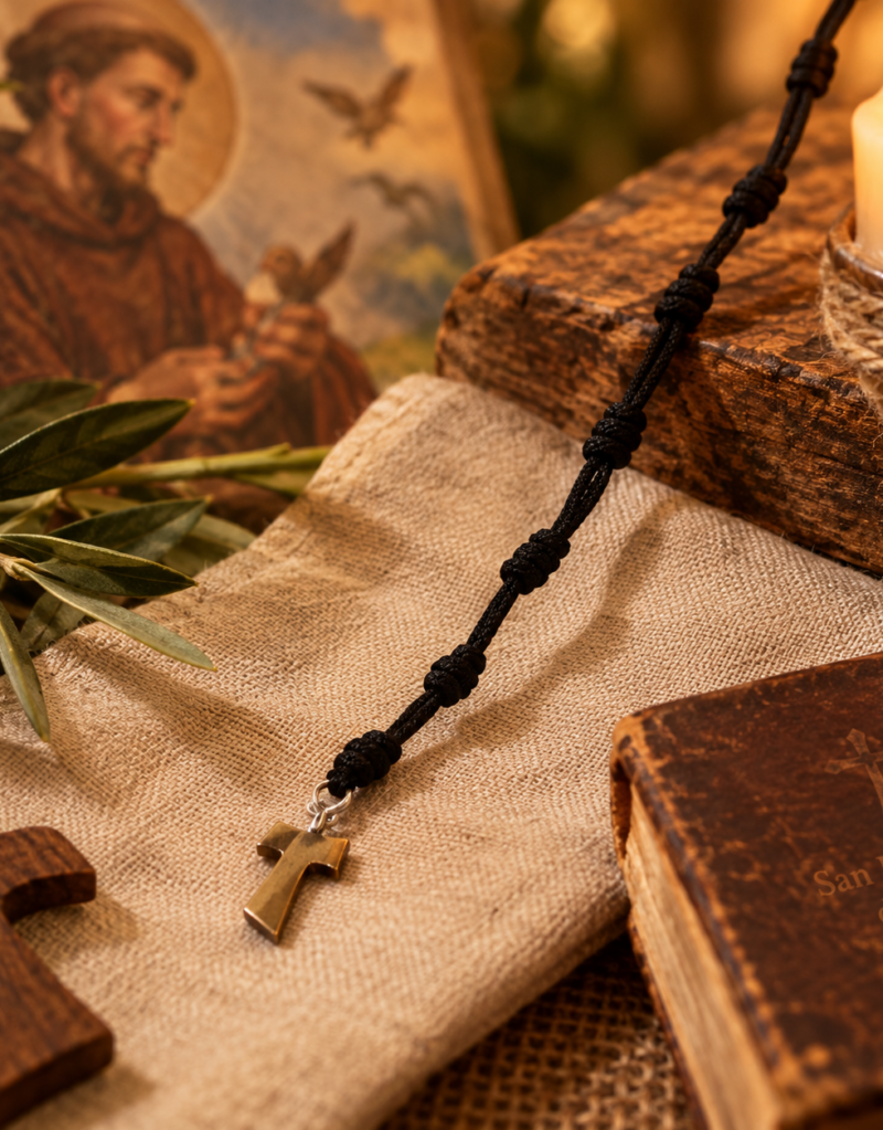 Bracciale francescano corda